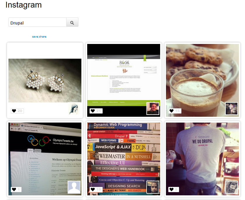 Drupal: Instagram integration | Drupal Developer